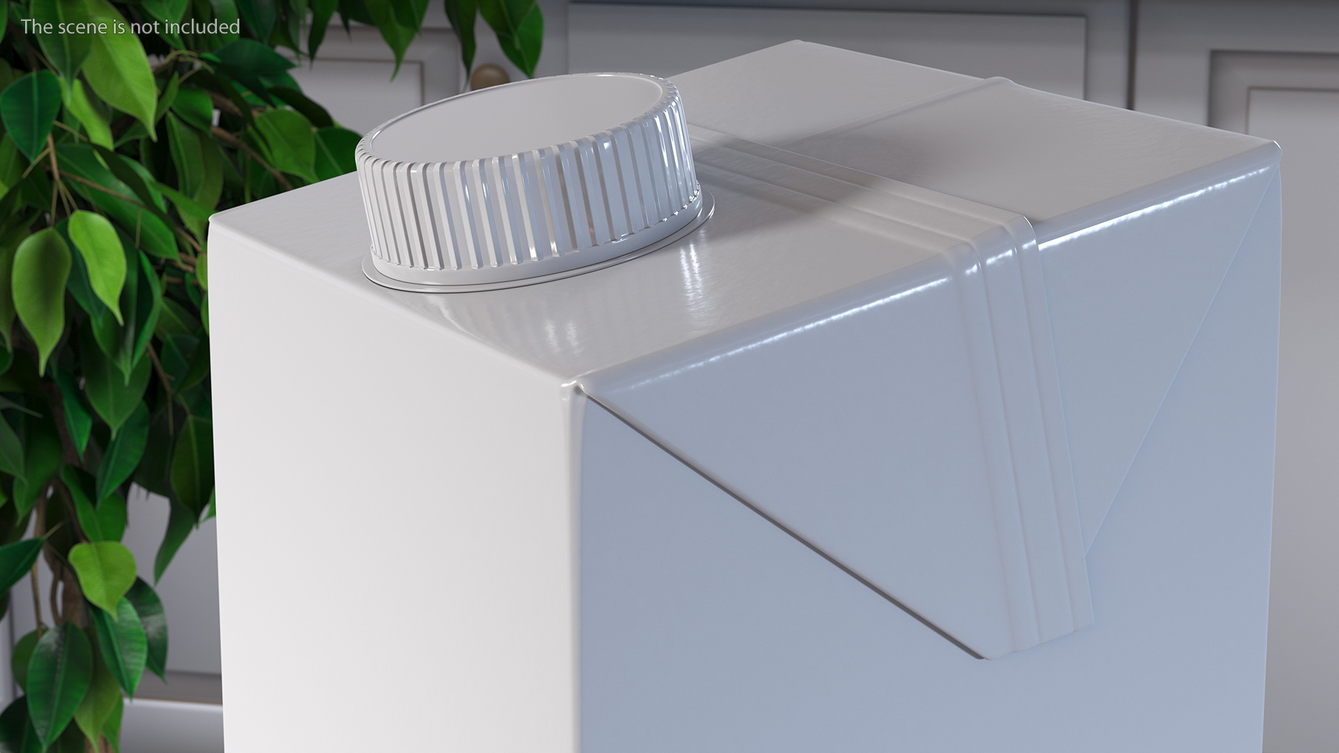 Aseptic Carton Package with Screw Cap 3D
