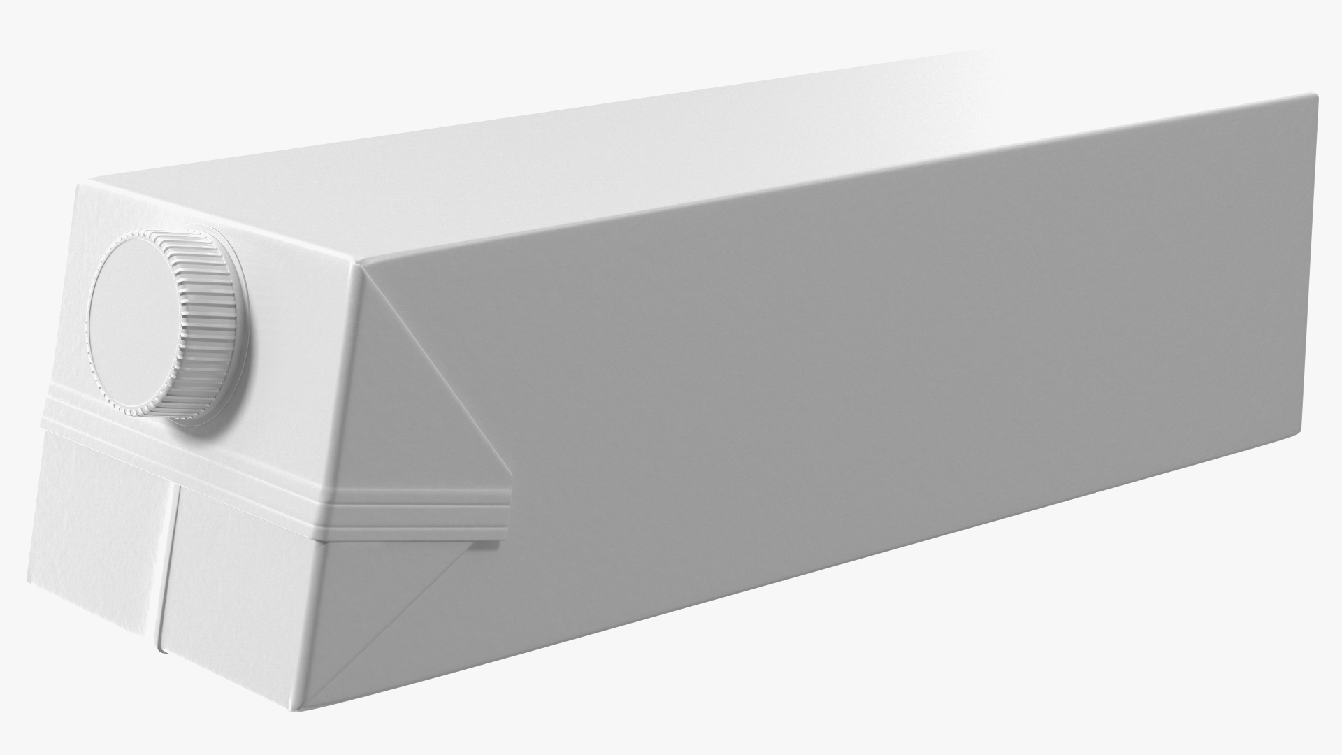 Aseptic Carton Package with Screw Cap 3D