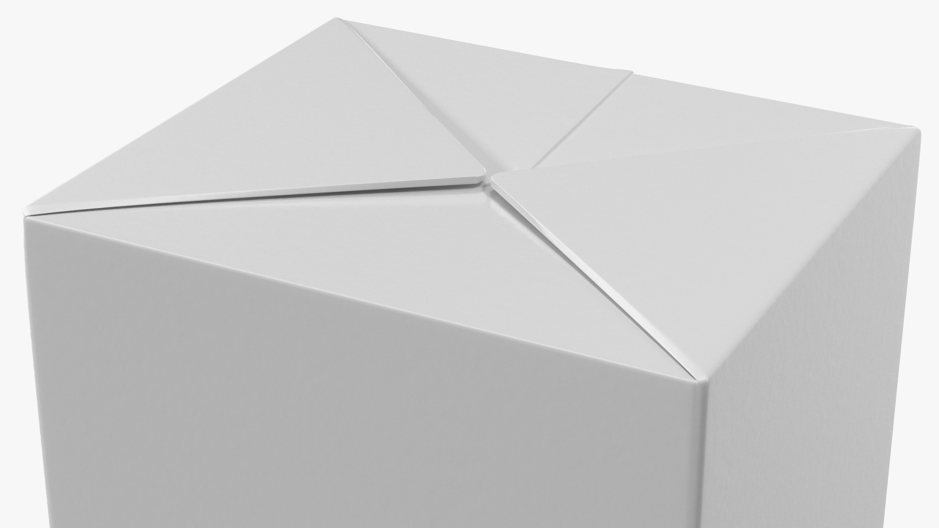 Aseptic Carton Package with Screw Cap 3D