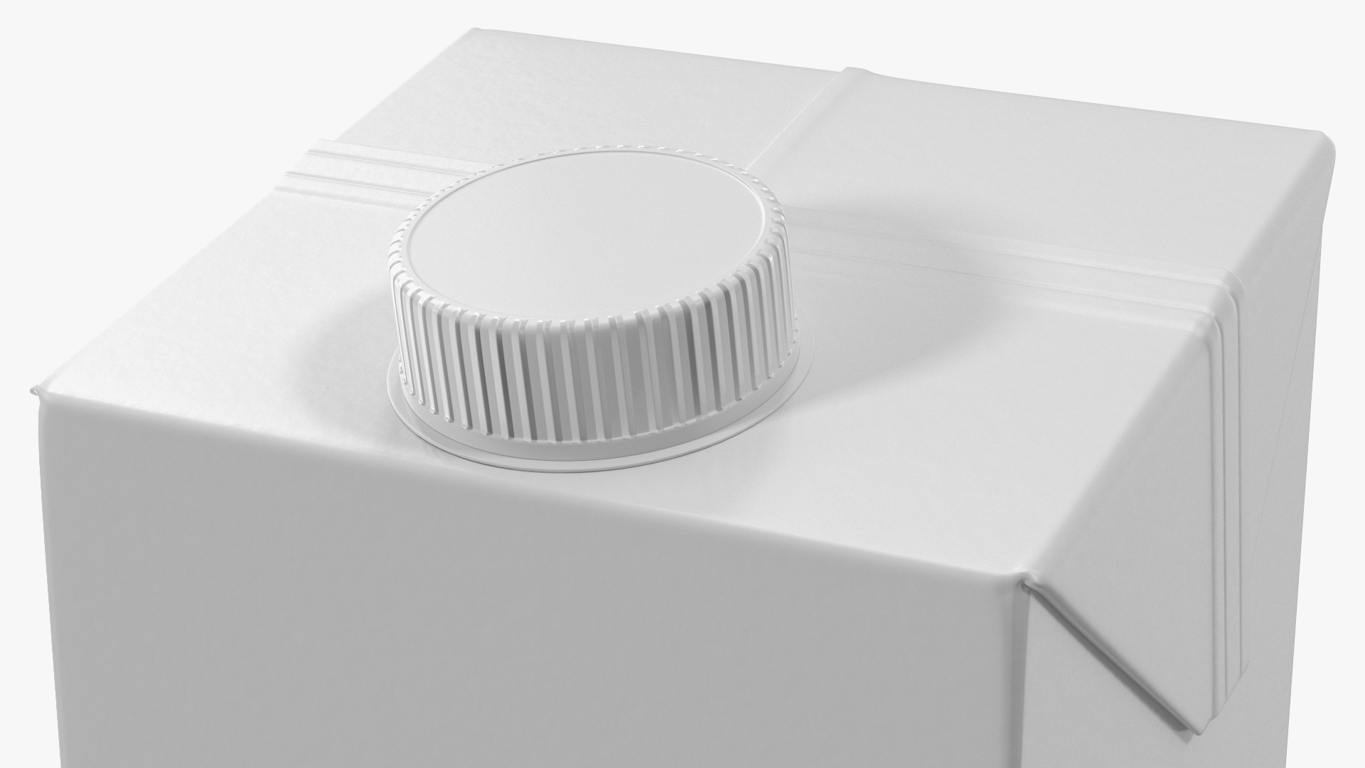 Aseptic Carton Package with Screw Cap 3D