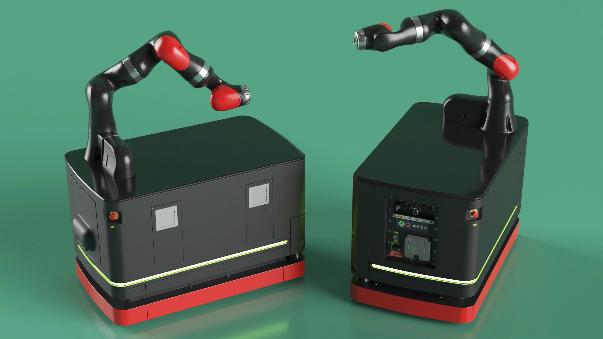 3D Mobile Robot Hand Rigged for Maya model