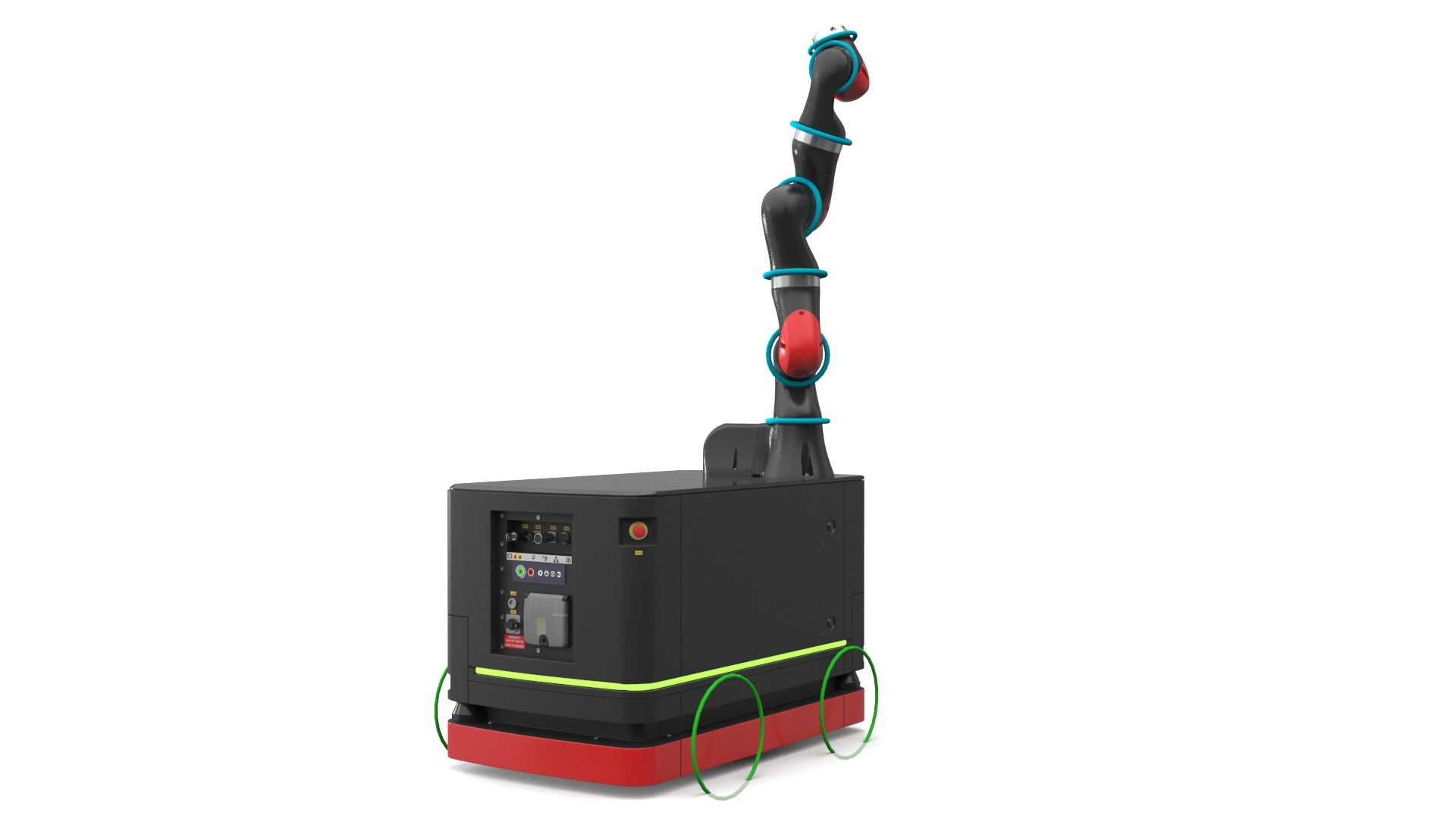 3D Mobile Robot Hand Rigged for Maya model