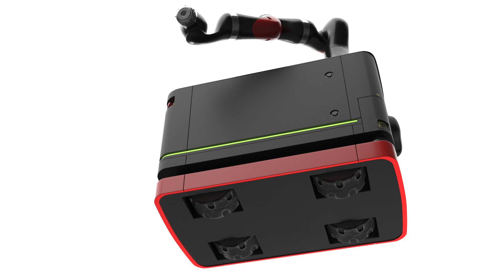 3D Mobile Robot Hand Rigged for Maya model