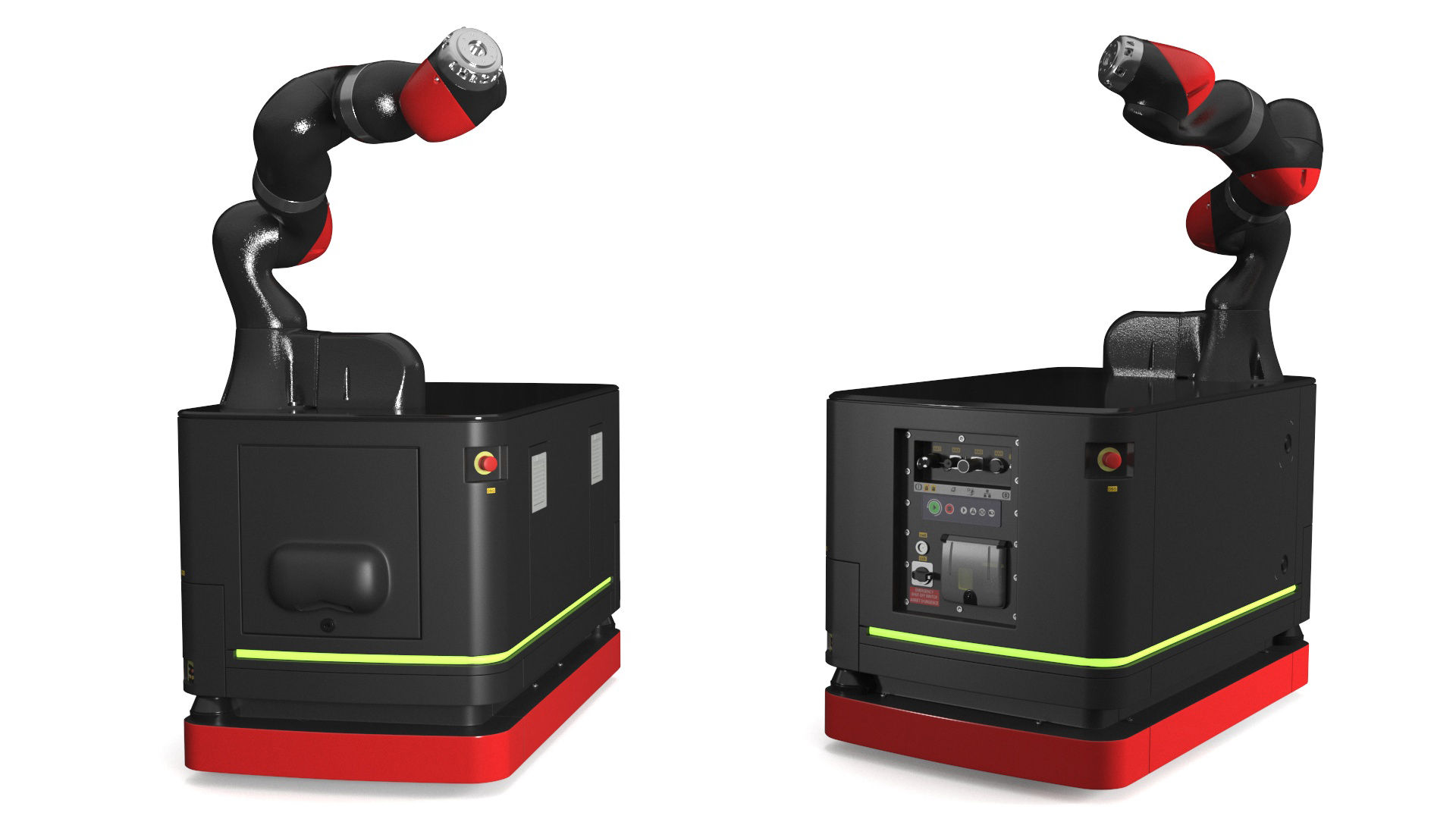 3D Mobile Robot Hand Rigged for Maya model