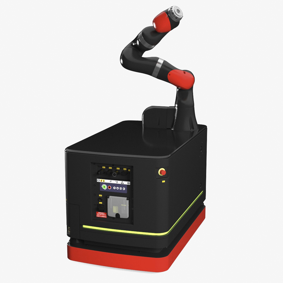 3D Mobile Robot Hand Rigged for Maya model