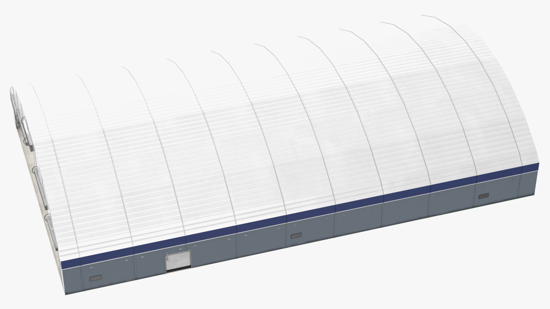 3D model Boeing 727 100 Private Generic Maintained In Aircraft Hangar
