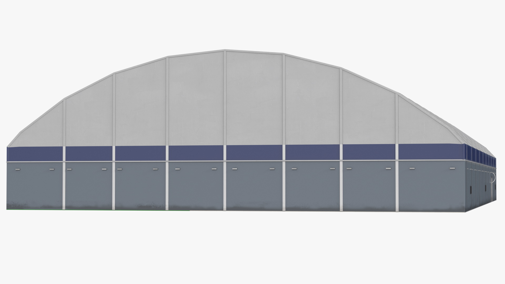 3D model Boeing 727 100 Private Generic Maintained In Aircraft Hangar