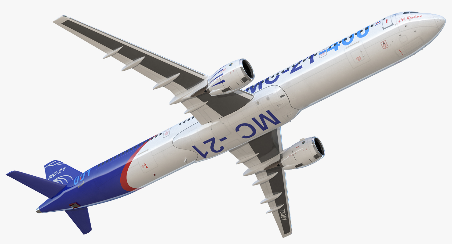 Irkut Airliner MC 21 400 3D model