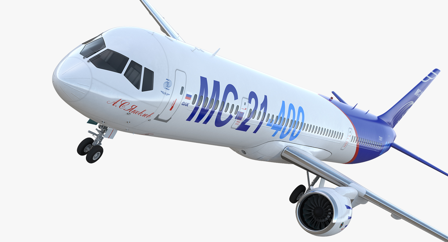 Irkut Airliner MC 21 400 3D model