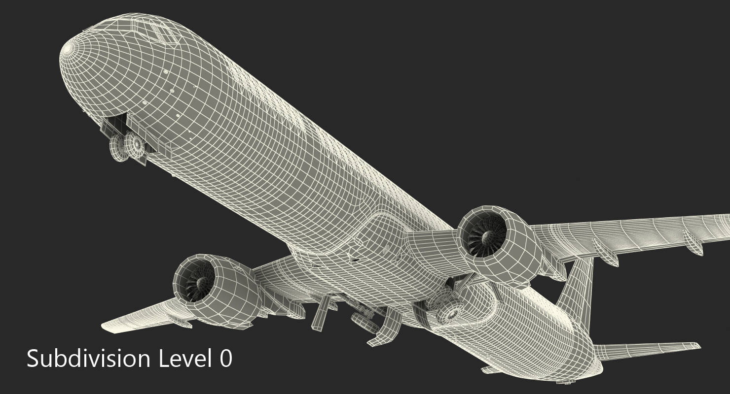 Irkut Airliner MC 21 400 3D model