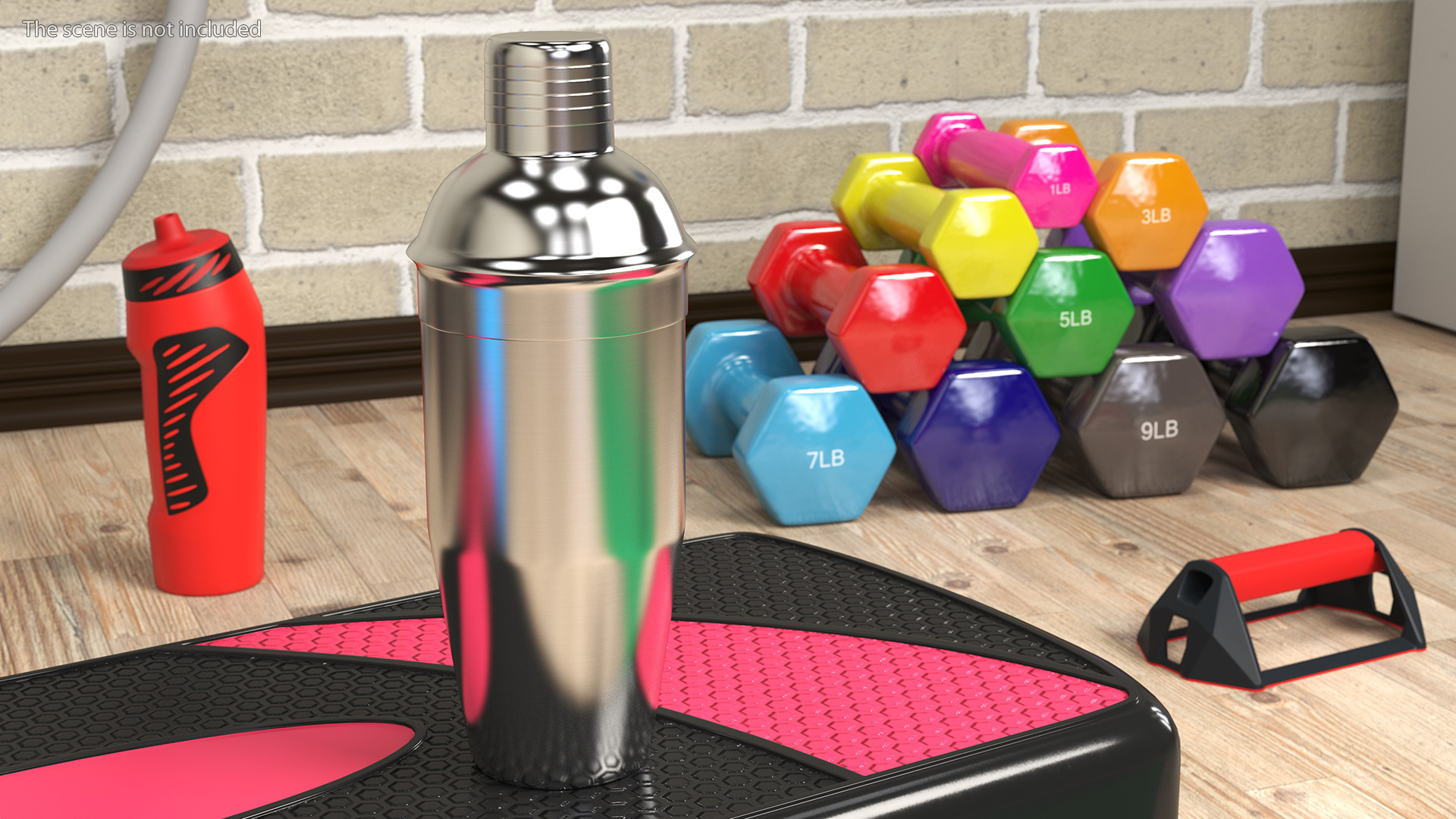 3D Stainless Steel Cocktail Shaker