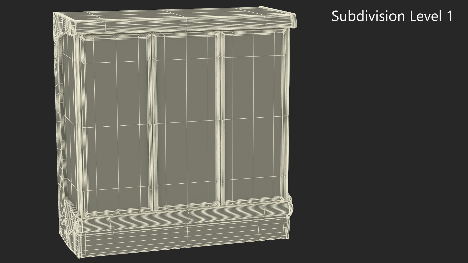 Multideck Display Showcase Chiller 3D model