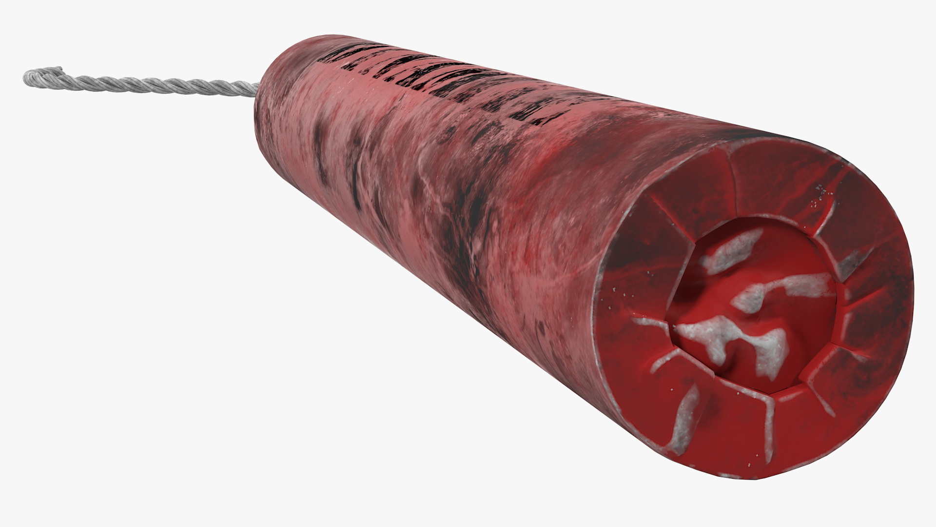 3D Stick of Dynamite Dirty model