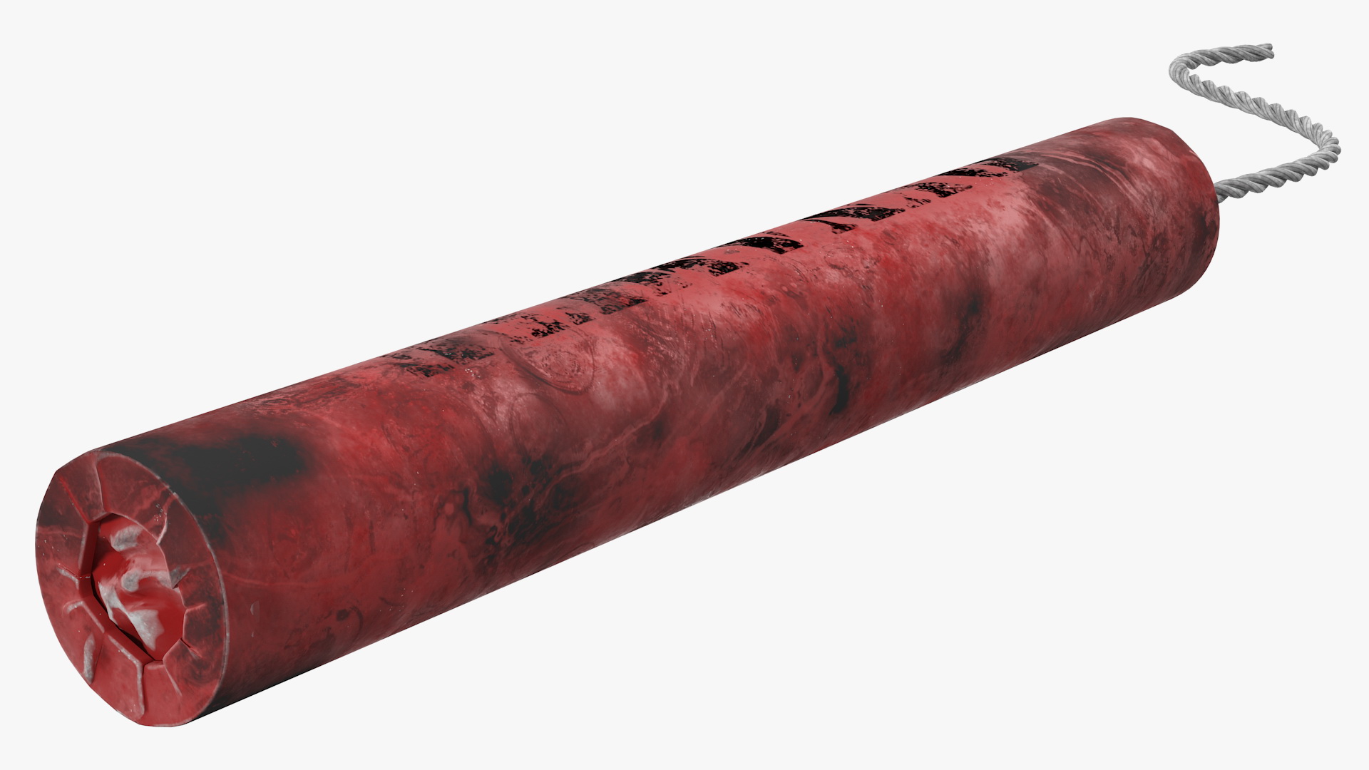 3D Stick of Dynamite Dirty model