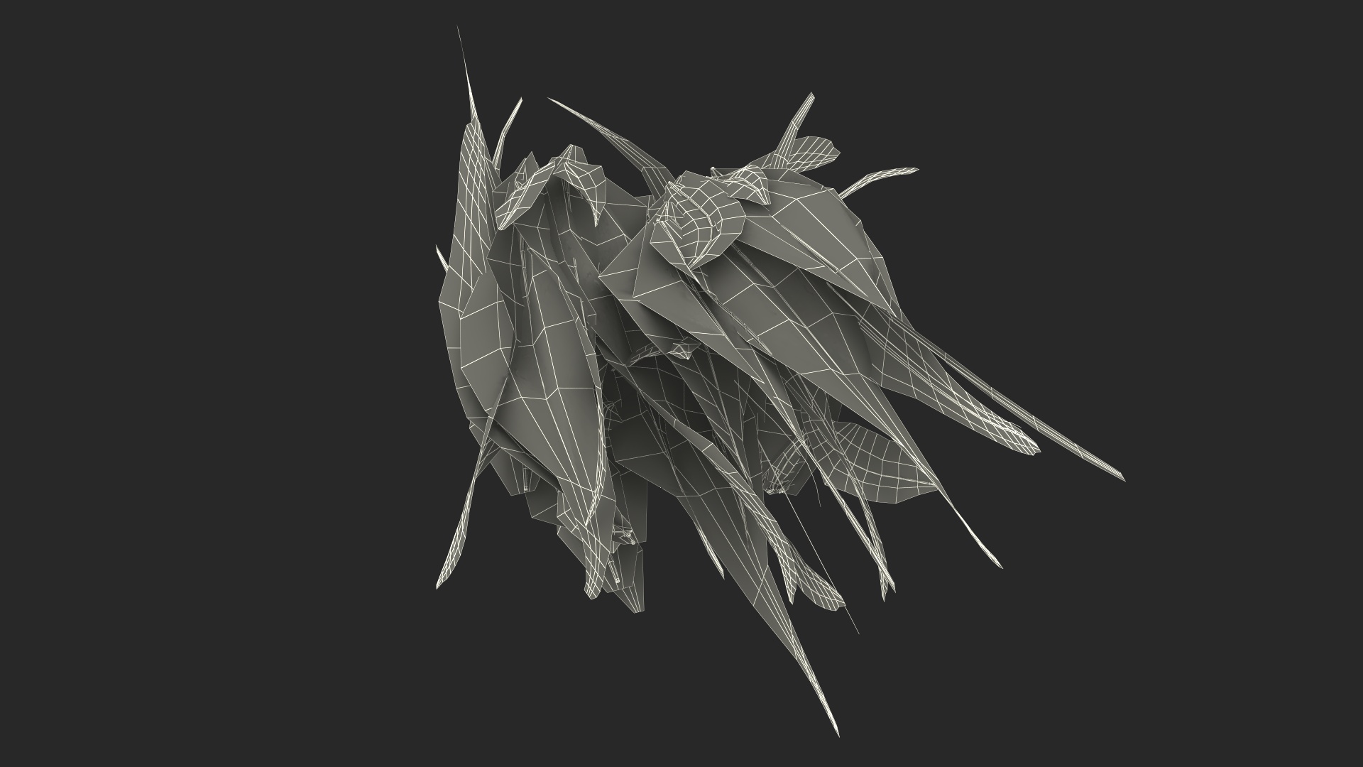 Natural Color Feathers 3D