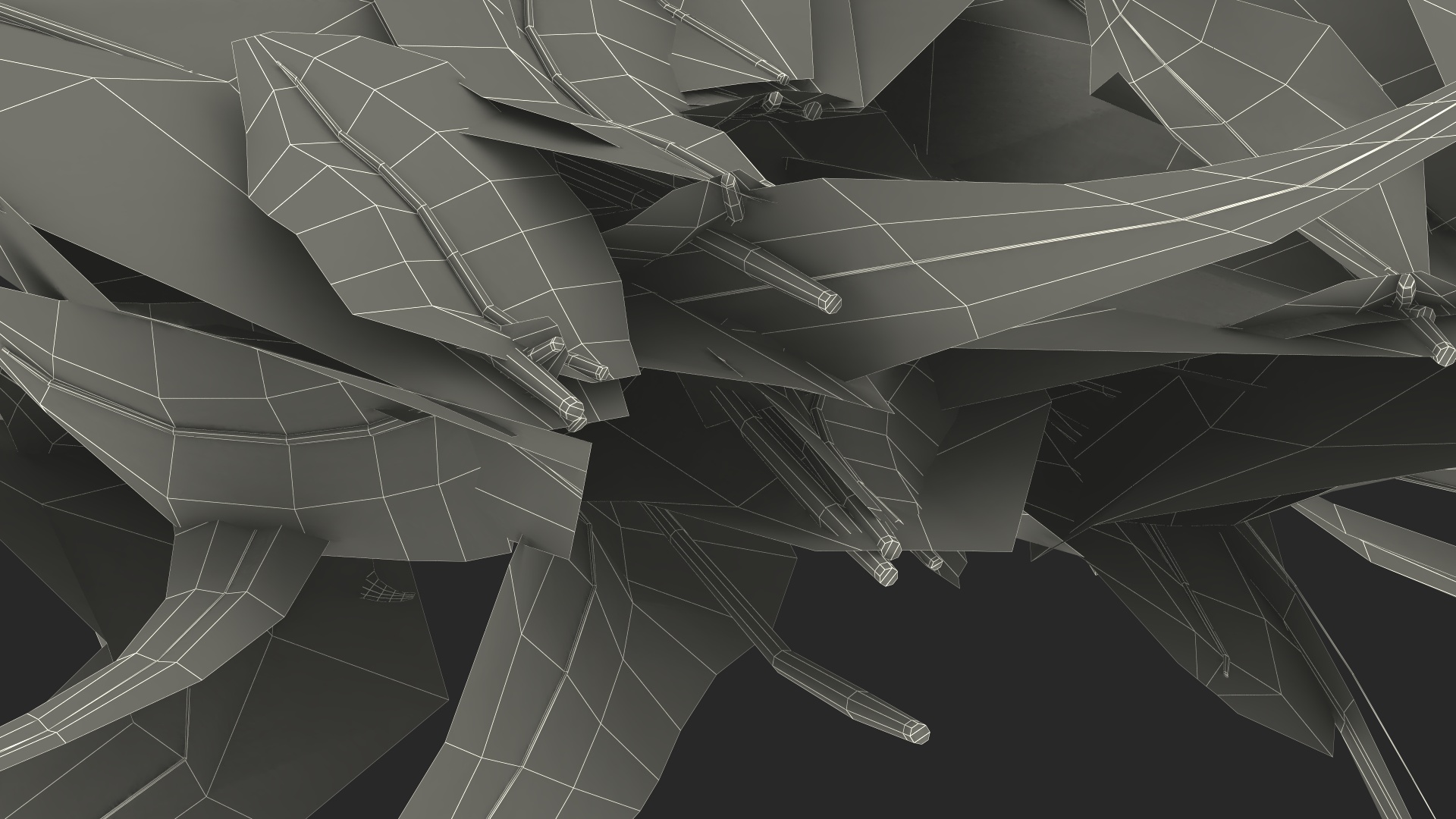 Natural Color Feathers 3D