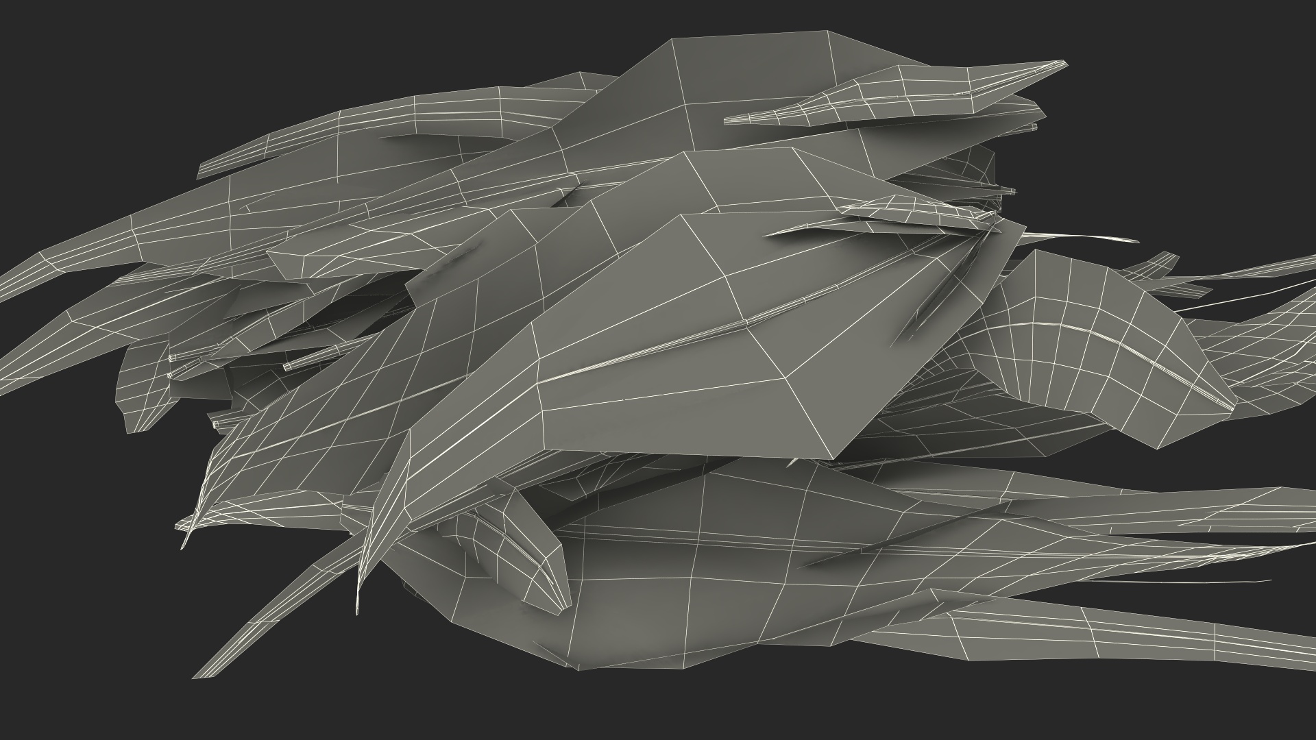 Natural Color Feathers 3D