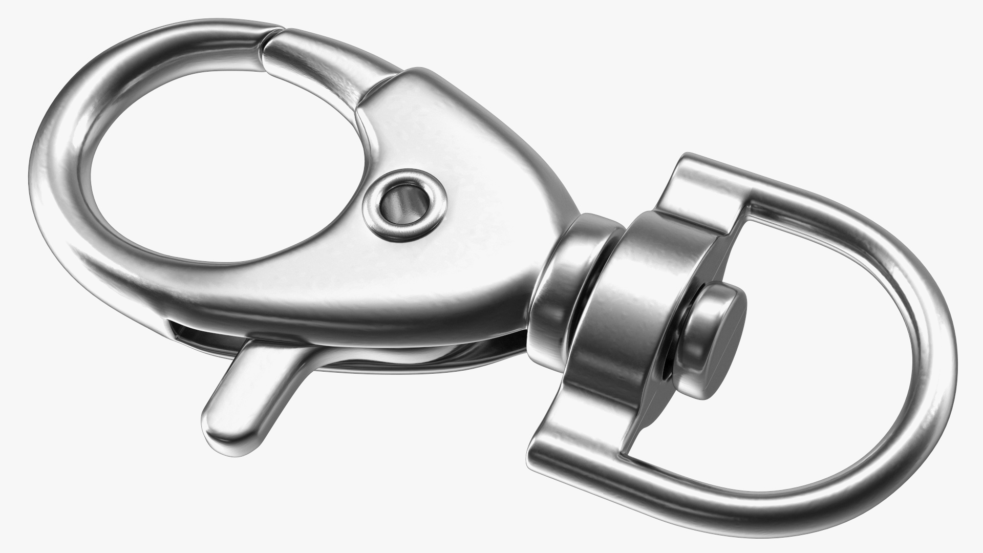 3D model Lobster Claw Clasp Silver