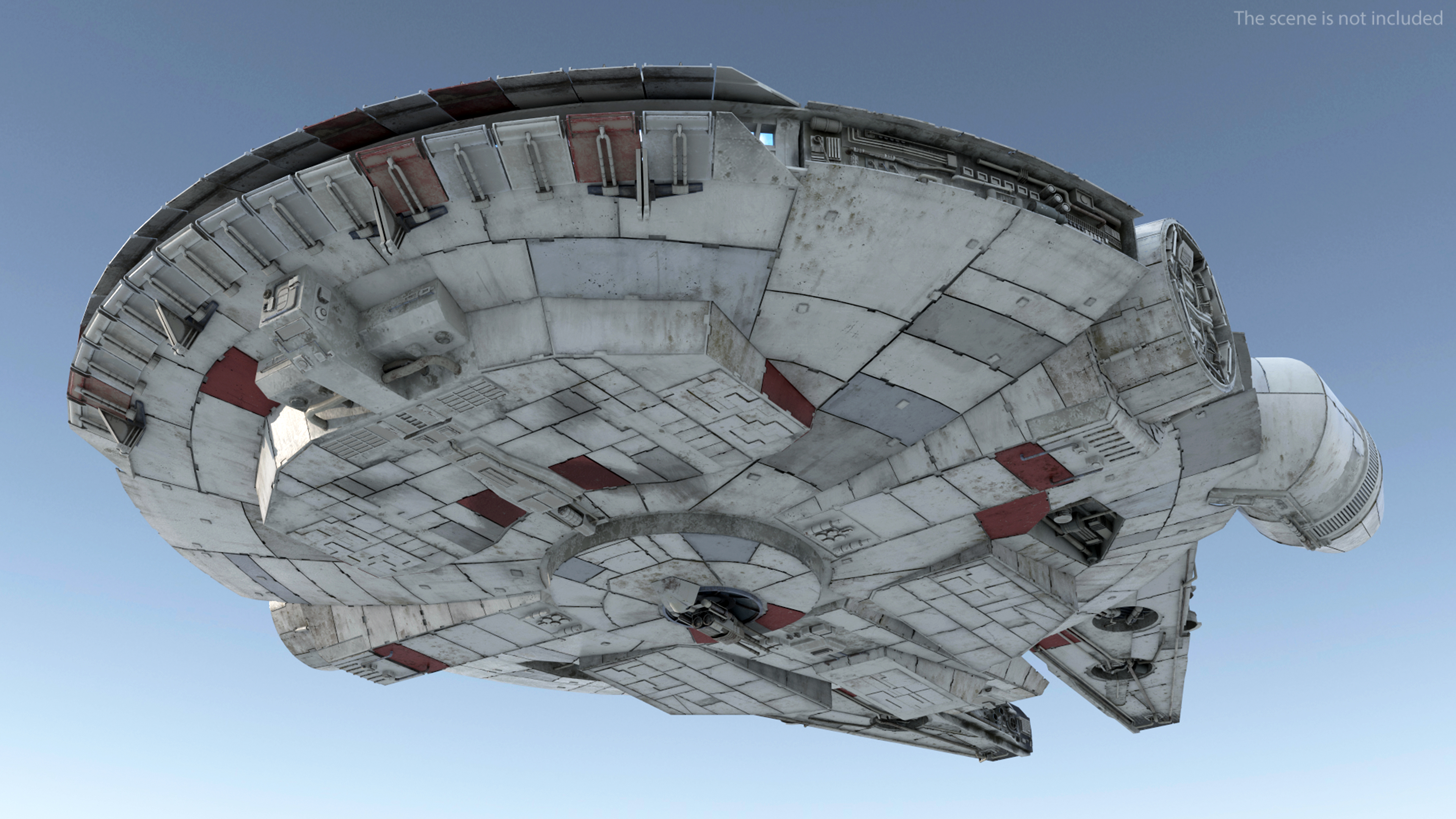 3D Millennium Falcon Spacecraft model