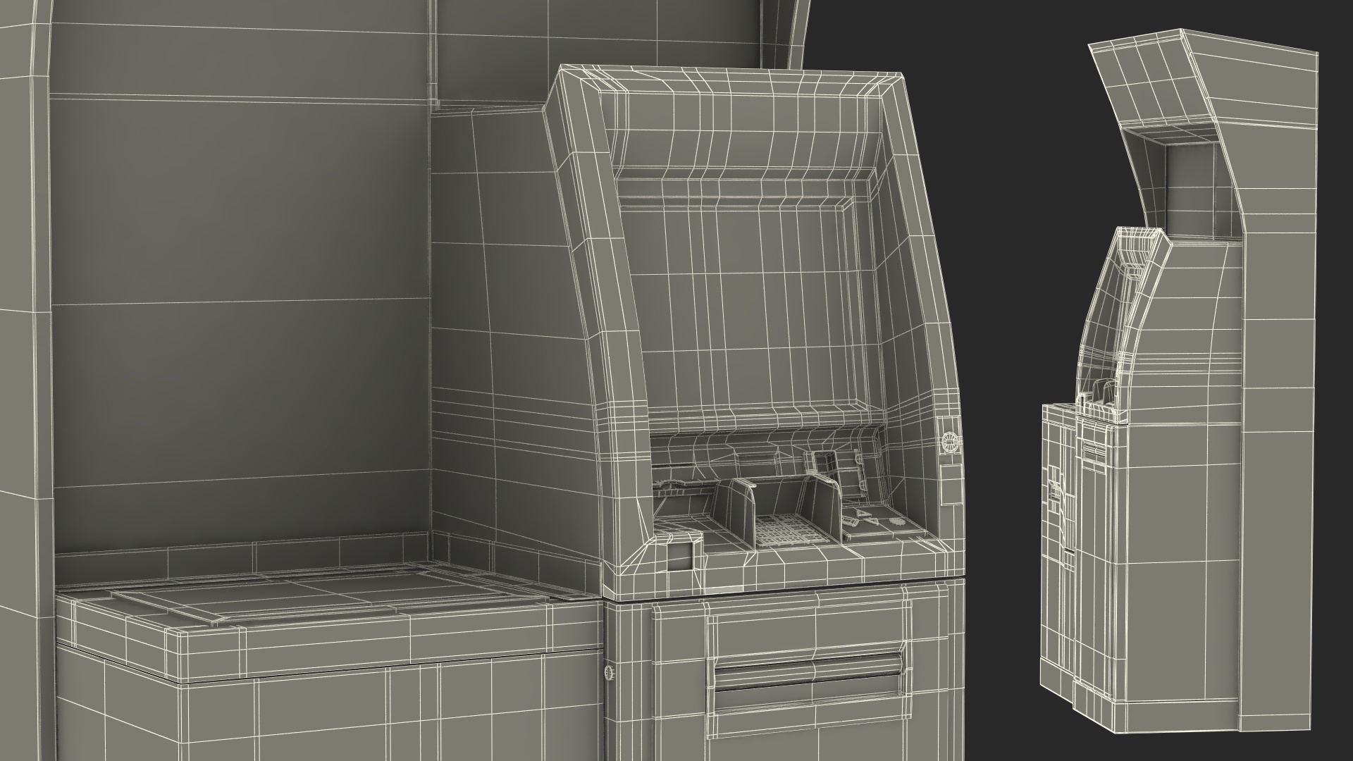 United States Postal Self Service Kiosk 3D model