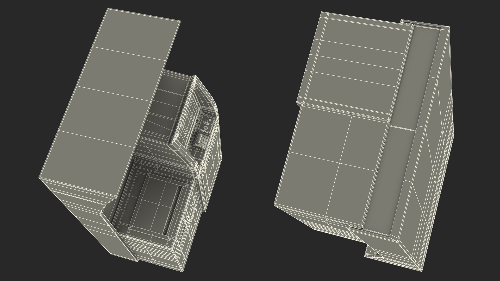 United States Postal Self Service Kiosk 3D model
