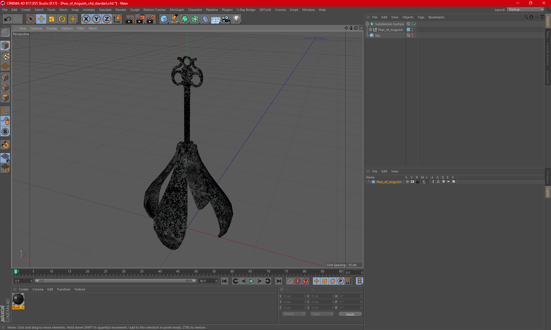 3D model Pear of Anguish