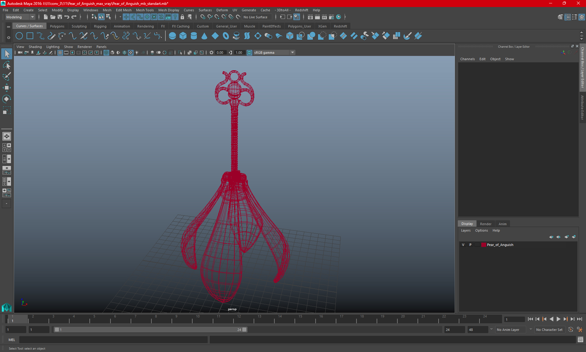 3D model Pear of Anguish