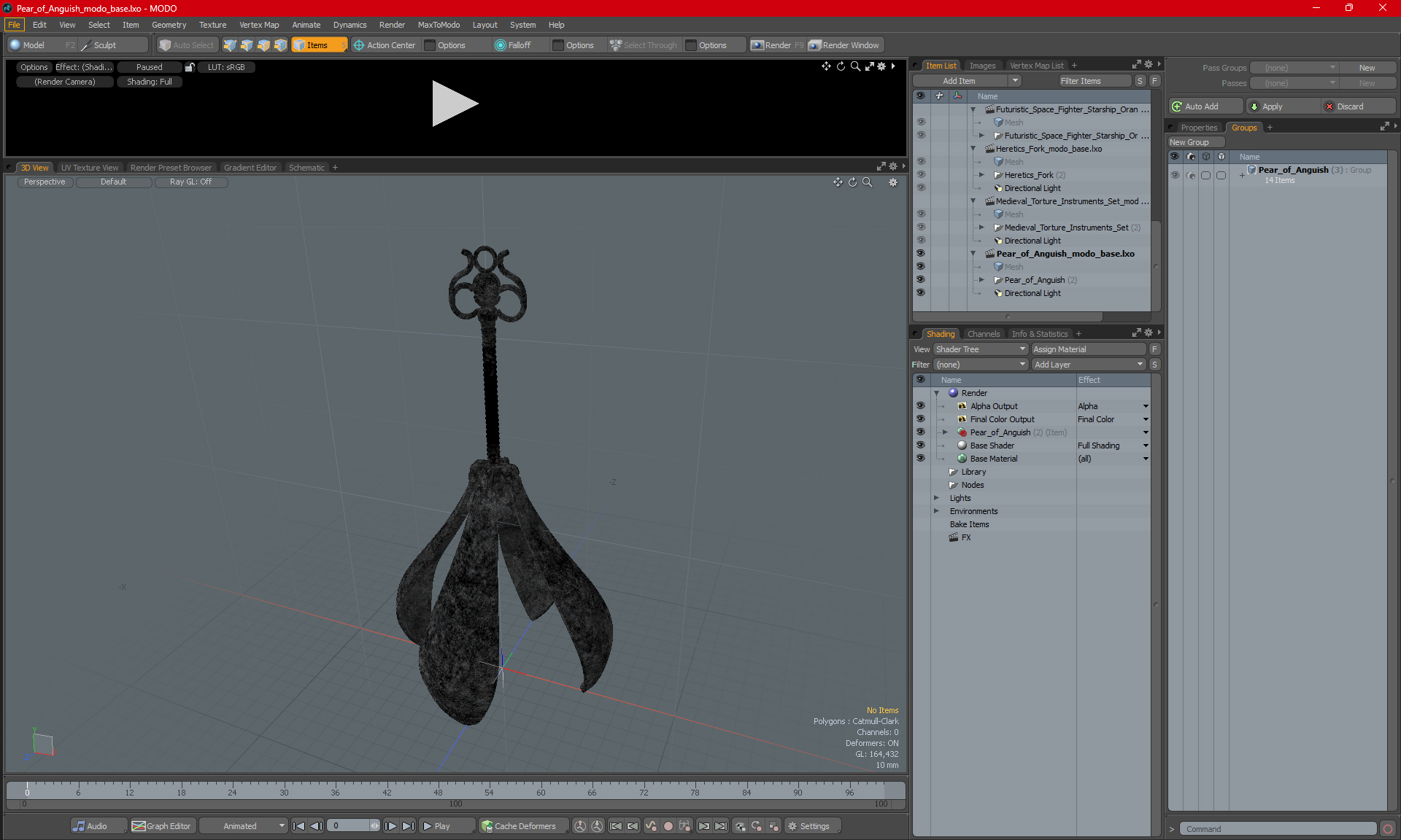 3D model Pear of Anguish