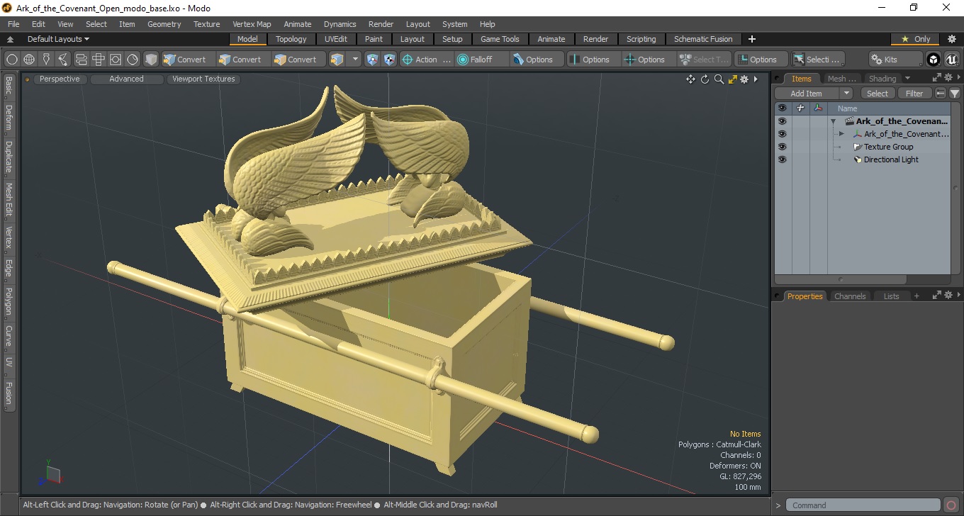 Ark of the Covenant Open 3D model