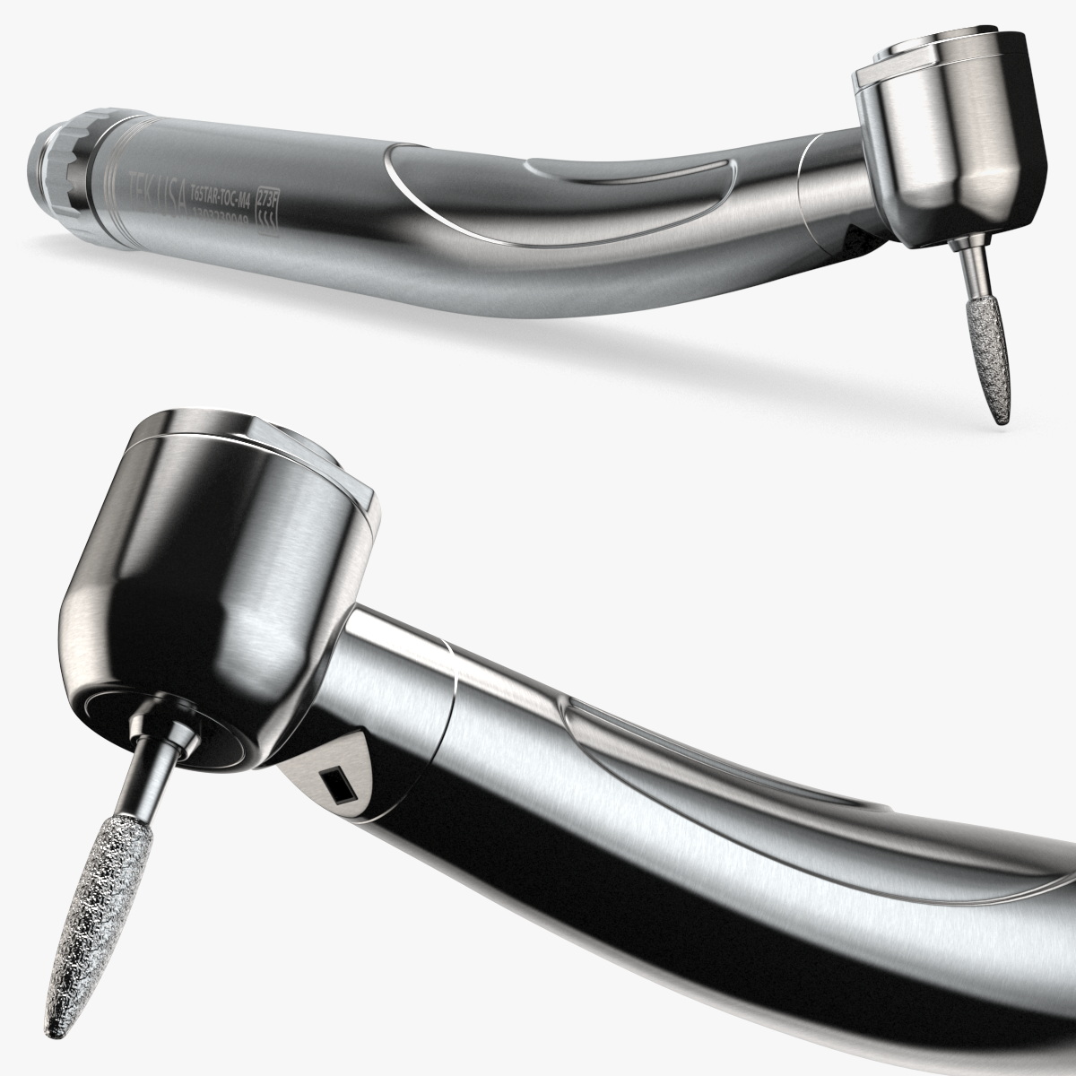 Dental Hand Drill 3D model preview