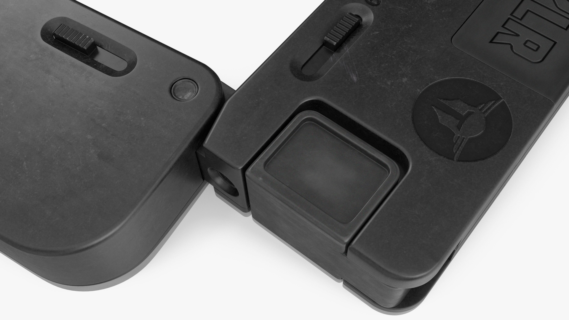 3D Foldable Wallet Pistol Unfolded