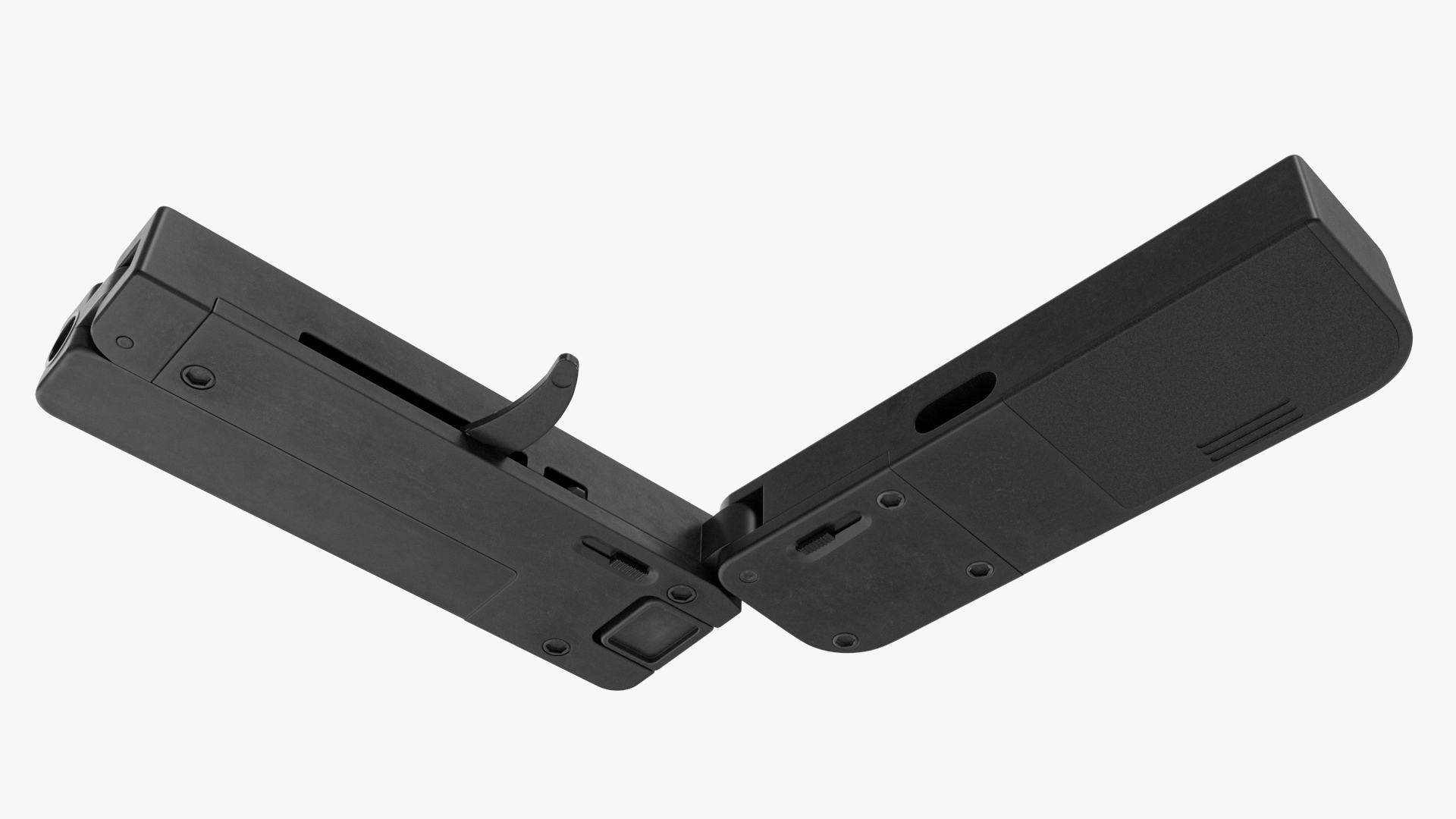 3D Foldable Wallet Pistol Unfolded