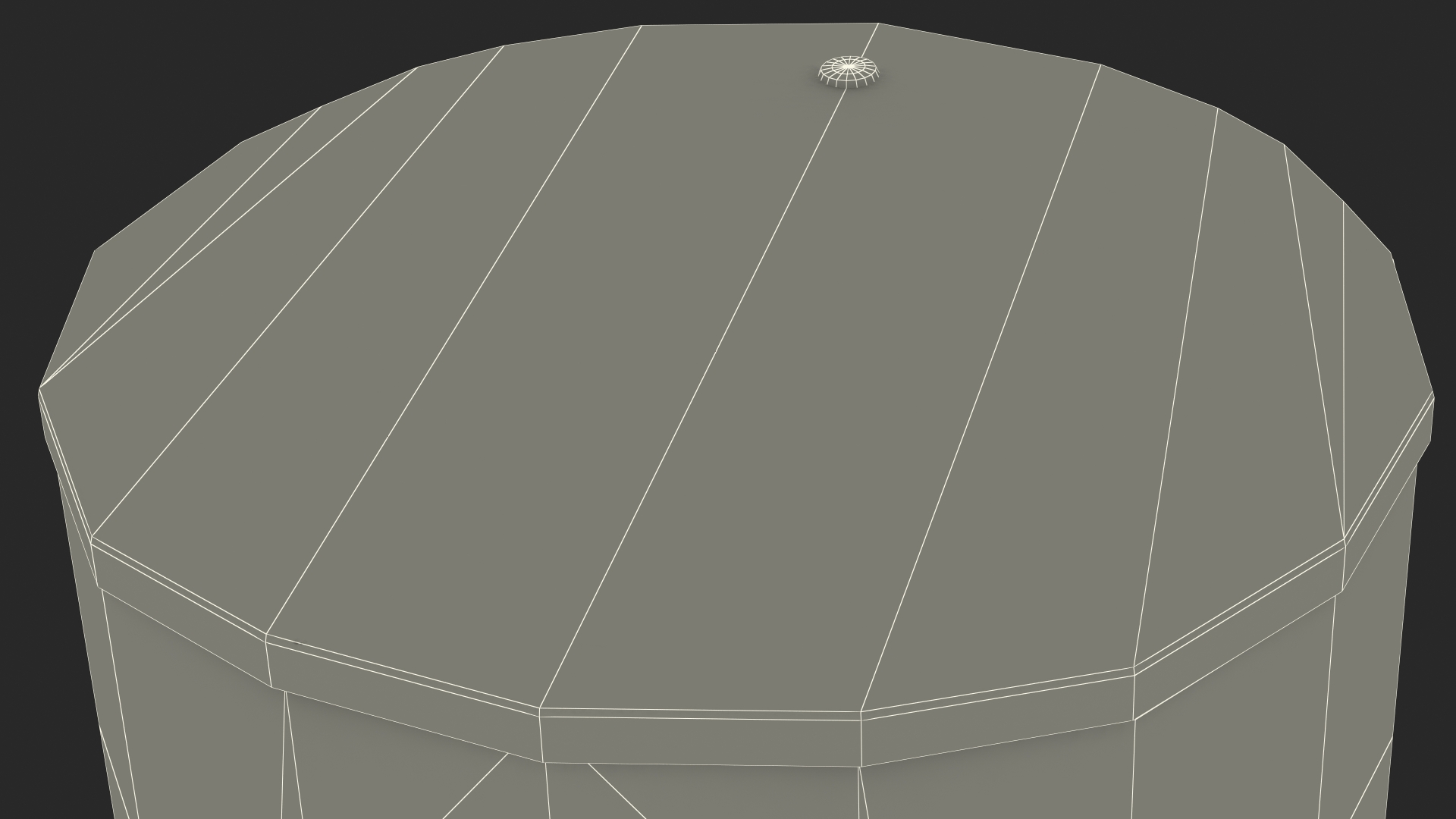 Galvanized Steel Feed Scoop 3D