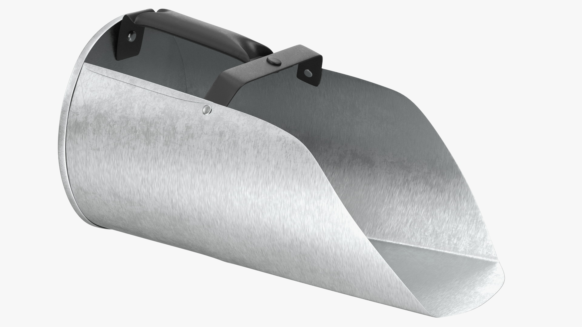Galvanized Steel Feed Scoop 3D