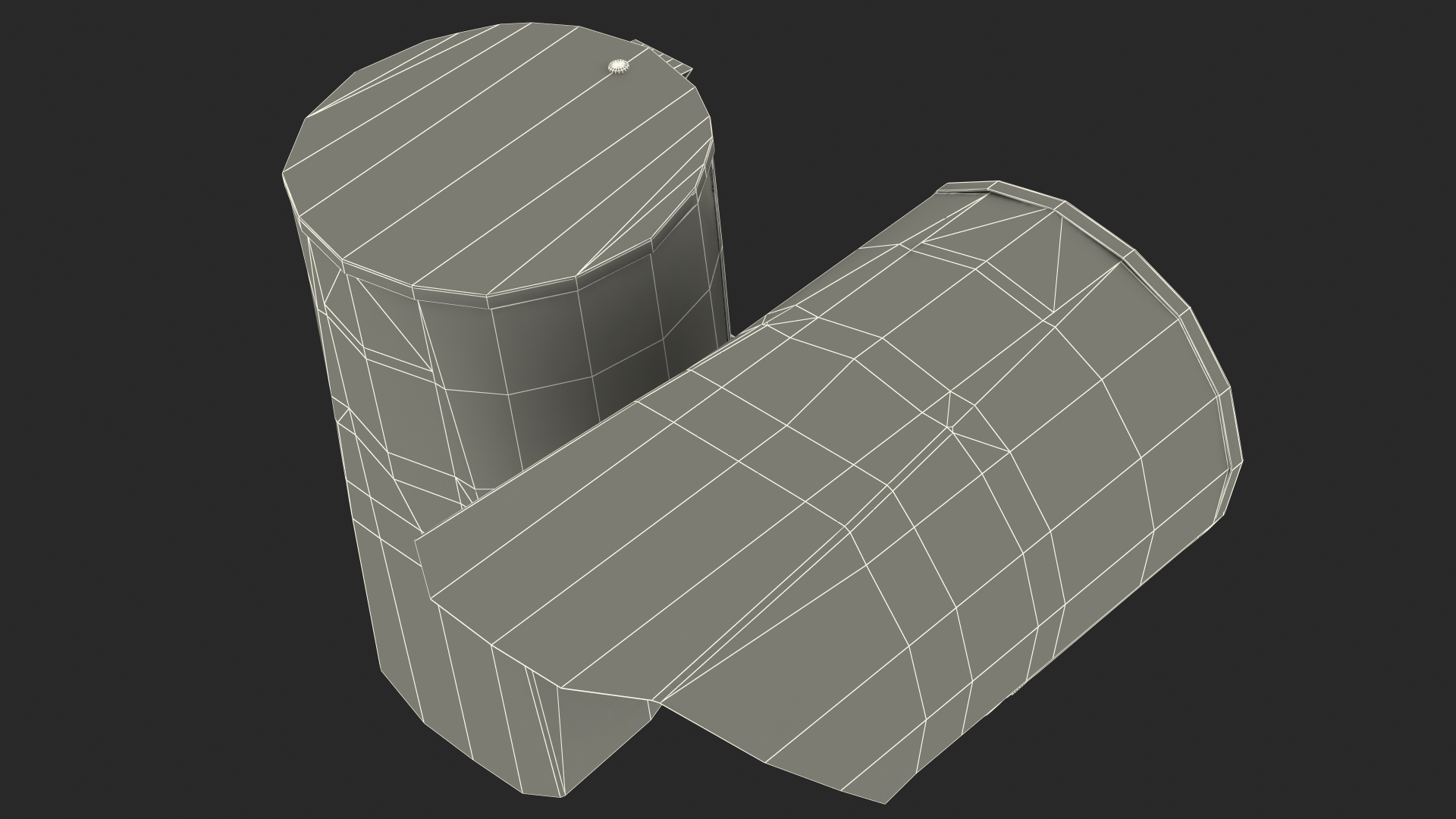 Galvanized Steel Feed Scoop 3D