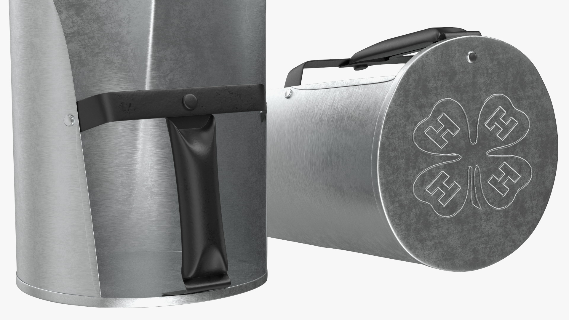 Galvanized Steel Feed Scoop 3D