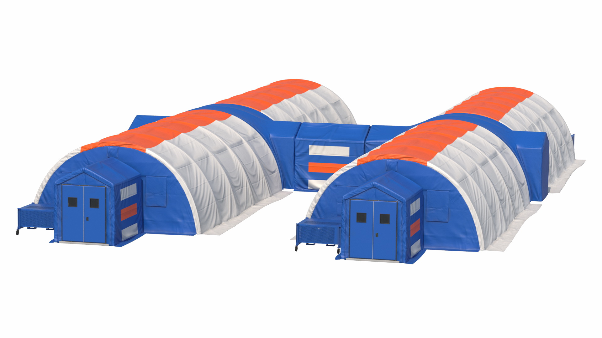 3D model Portable Negative Pressure Isolation Hospital