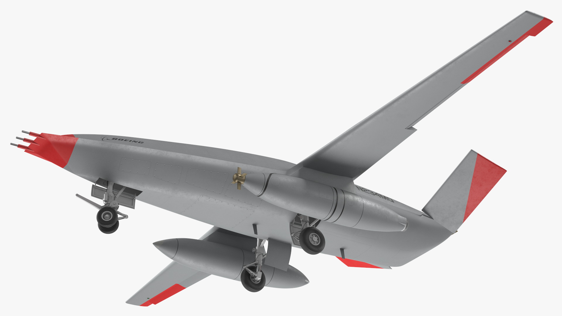 3D model Boeing MQ25 Stingray Aerial Refueling Drone Rigged