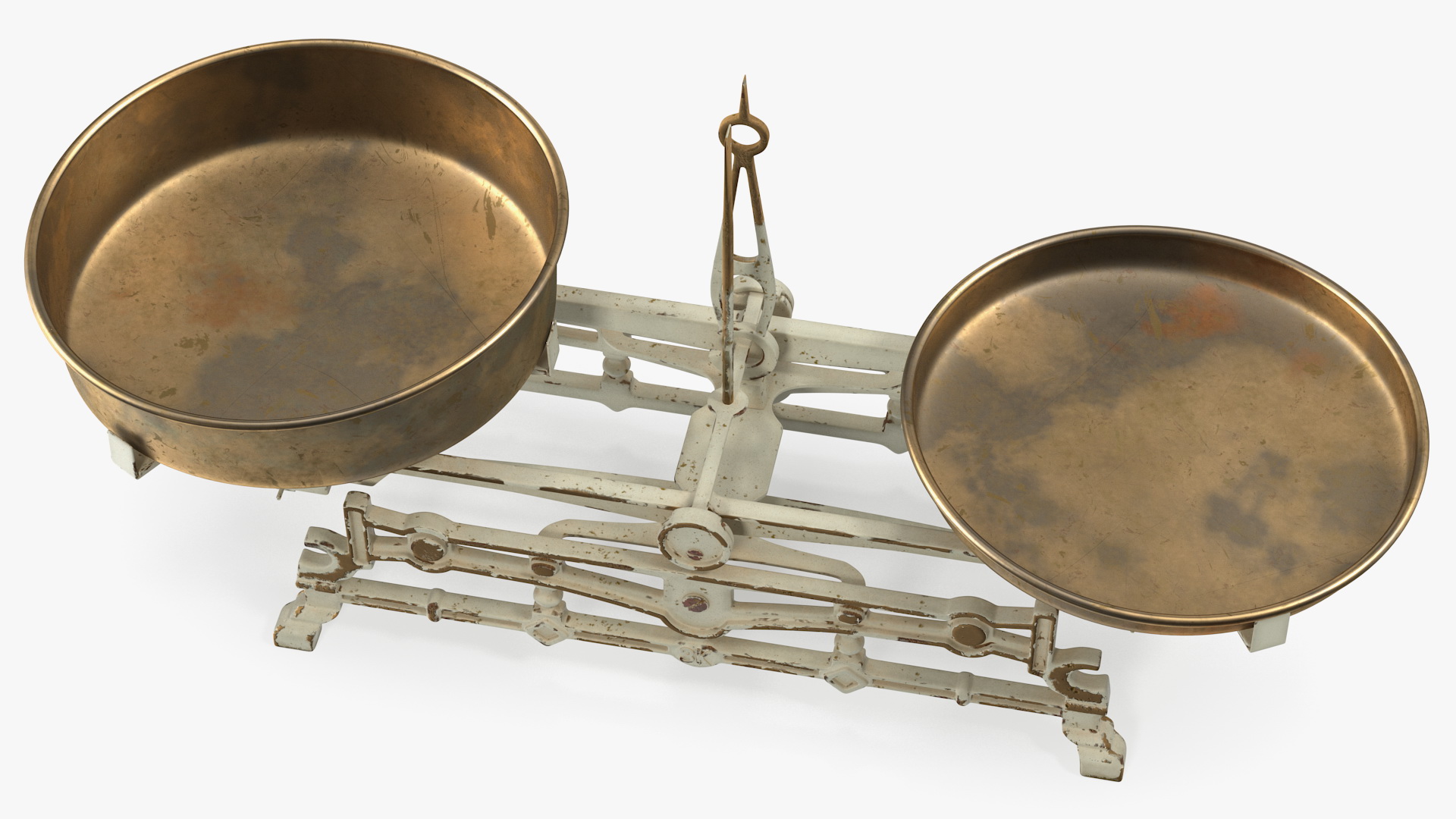 Old Vintage Kitchen Scale Rigged 3D