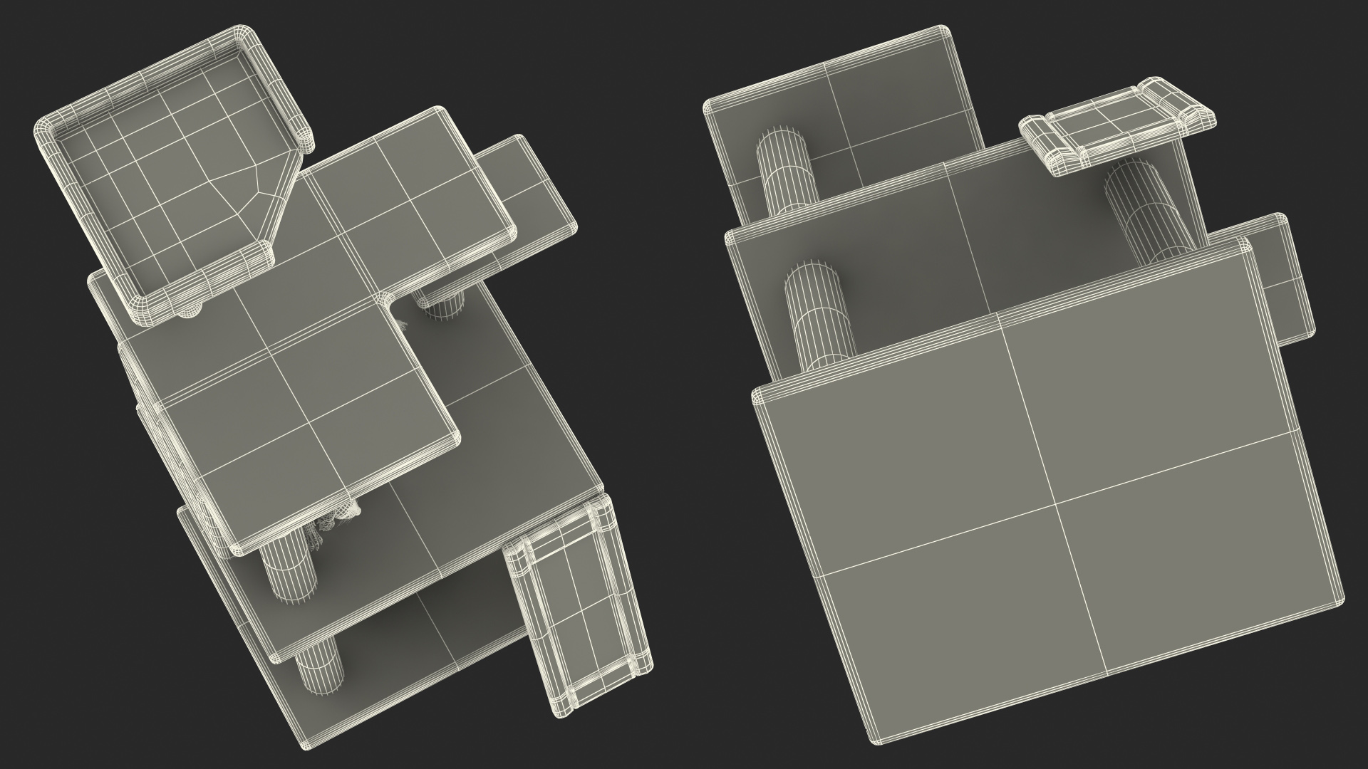 3D model Cat Tree 5-Level with Cat