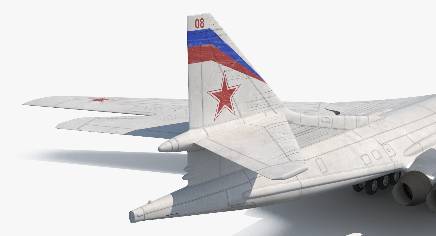 3D Strategic Bomber Tupolev Tu 160 Blackjack Rigged model