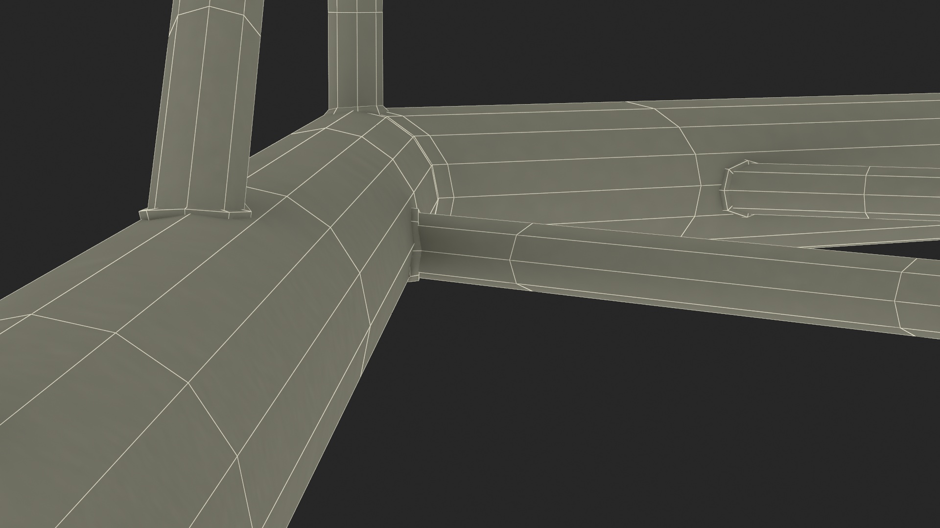 Square Truss Modular Wide Corner 3D