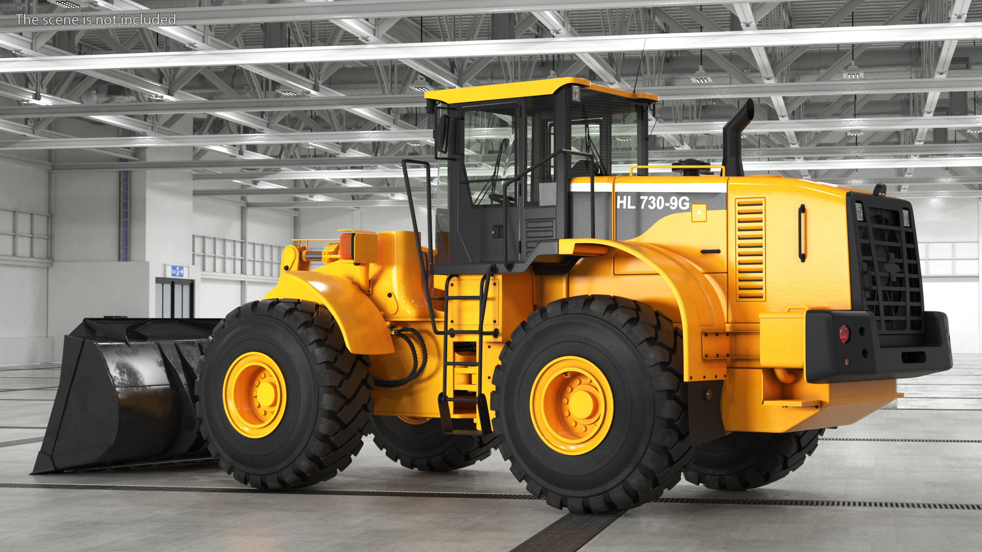 Front End Wheel Loader Rigged 3D model