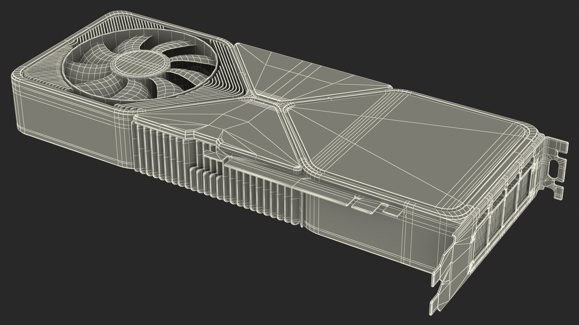 3D model Nvidia GeForce RTX 3080 Founders Edition