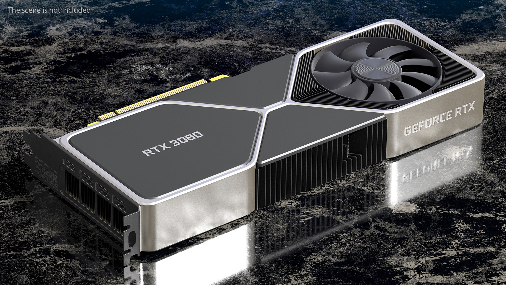3D model Nvidia GeForce RTX 3080 Founders Edition