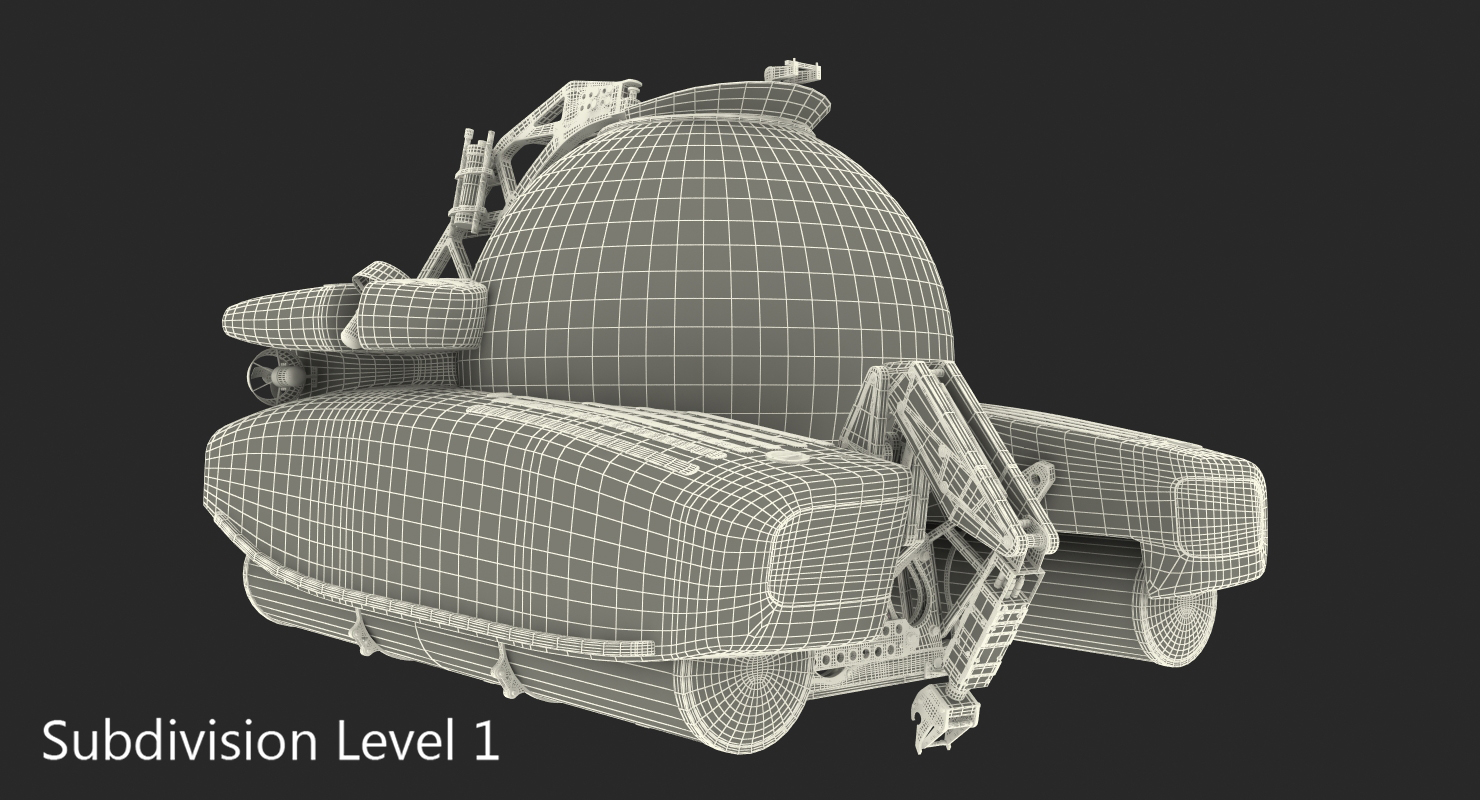 3D model Personal Submarine Triton 3300