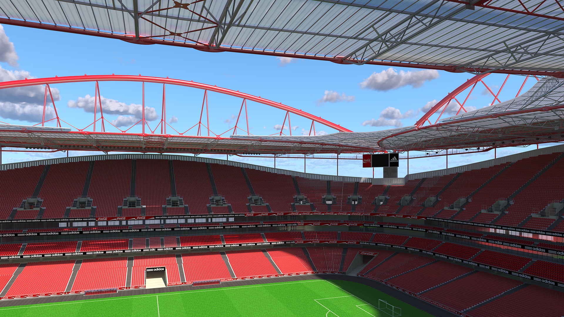 3D model Sport Lisboa e Benfica Stadium