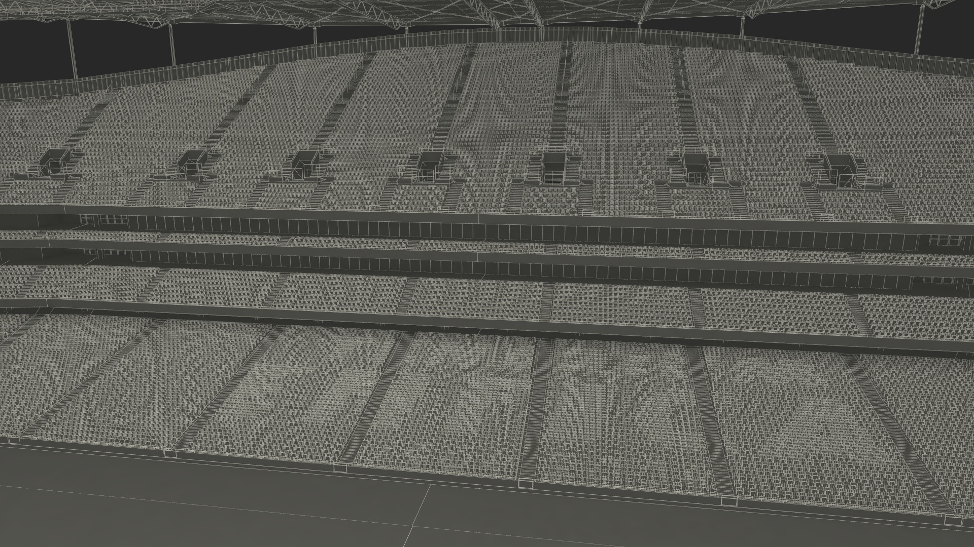 3D model Sport Lisboa e Benfica Stadium