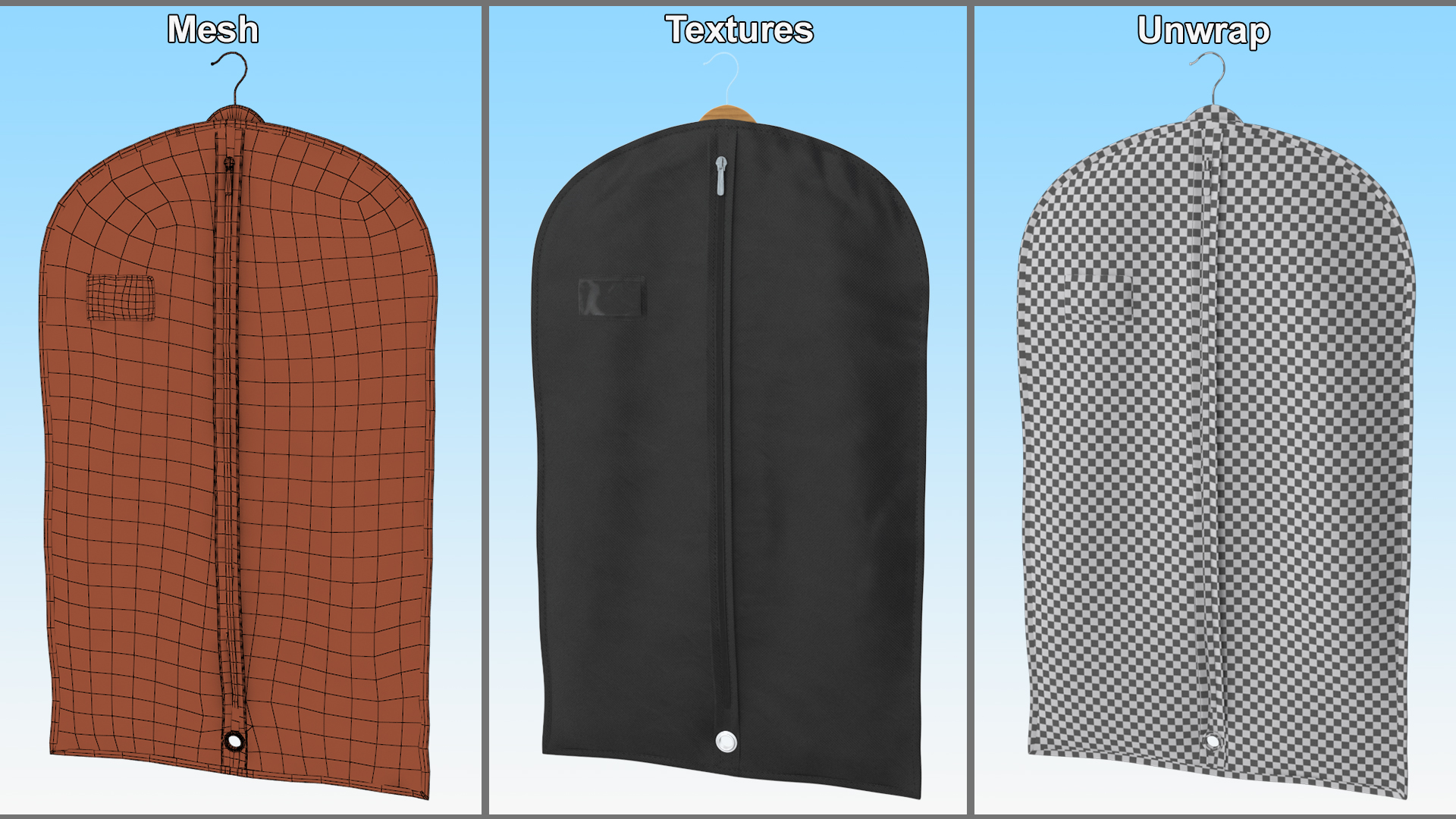 3D Clothes Pouch model