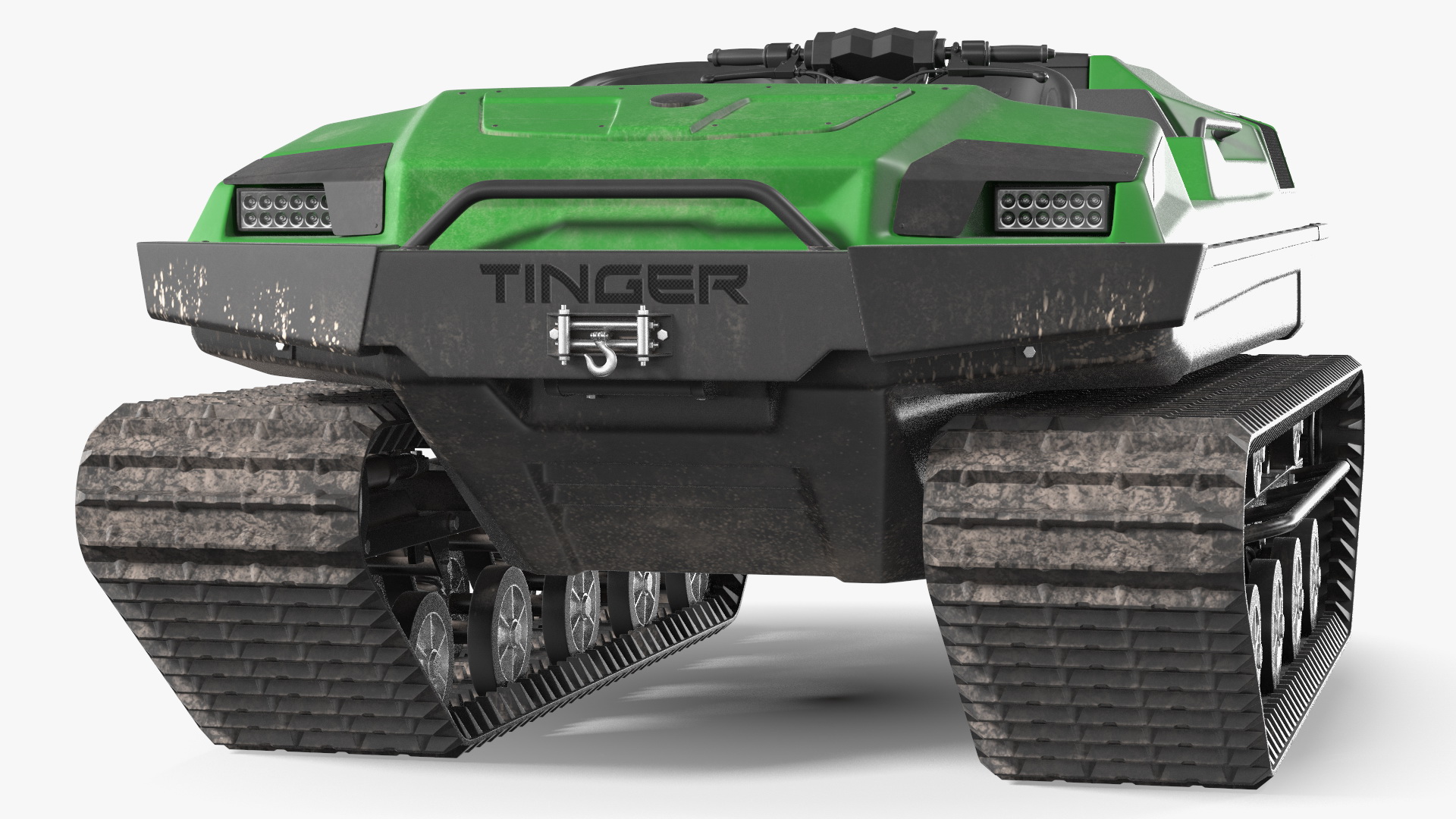 3D model ATV Tinger Track No Roof Dirty